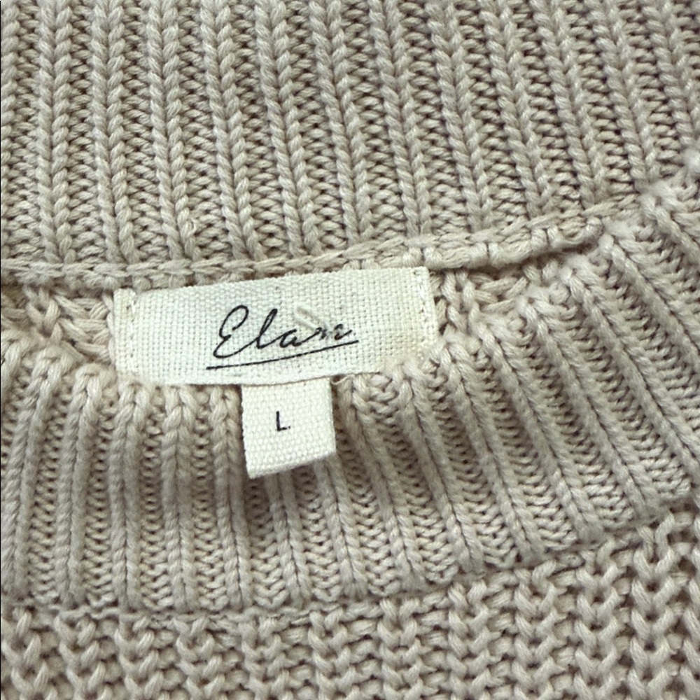 ELAN opal sweater dress combo size large - Picture 3 of 4